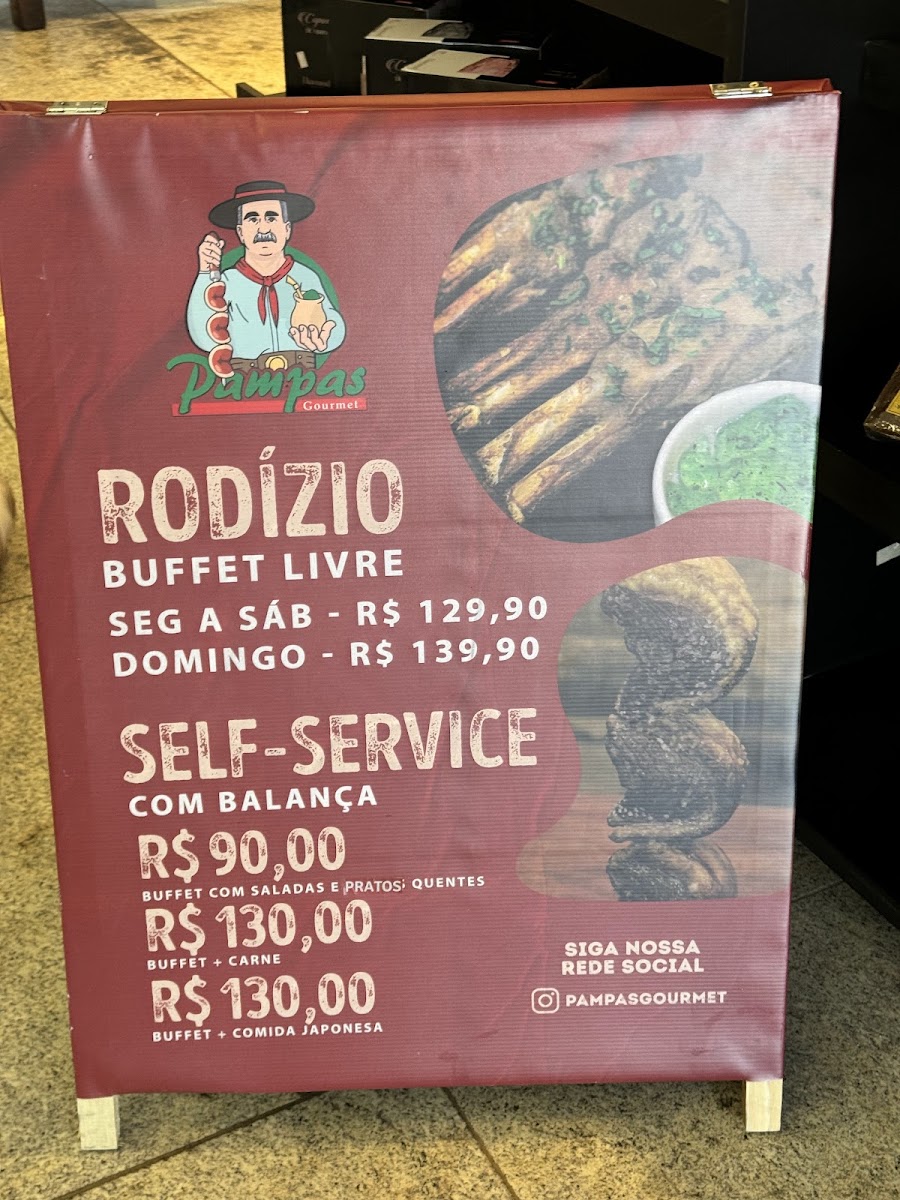 Pampas Gourmet Menu - Image 1